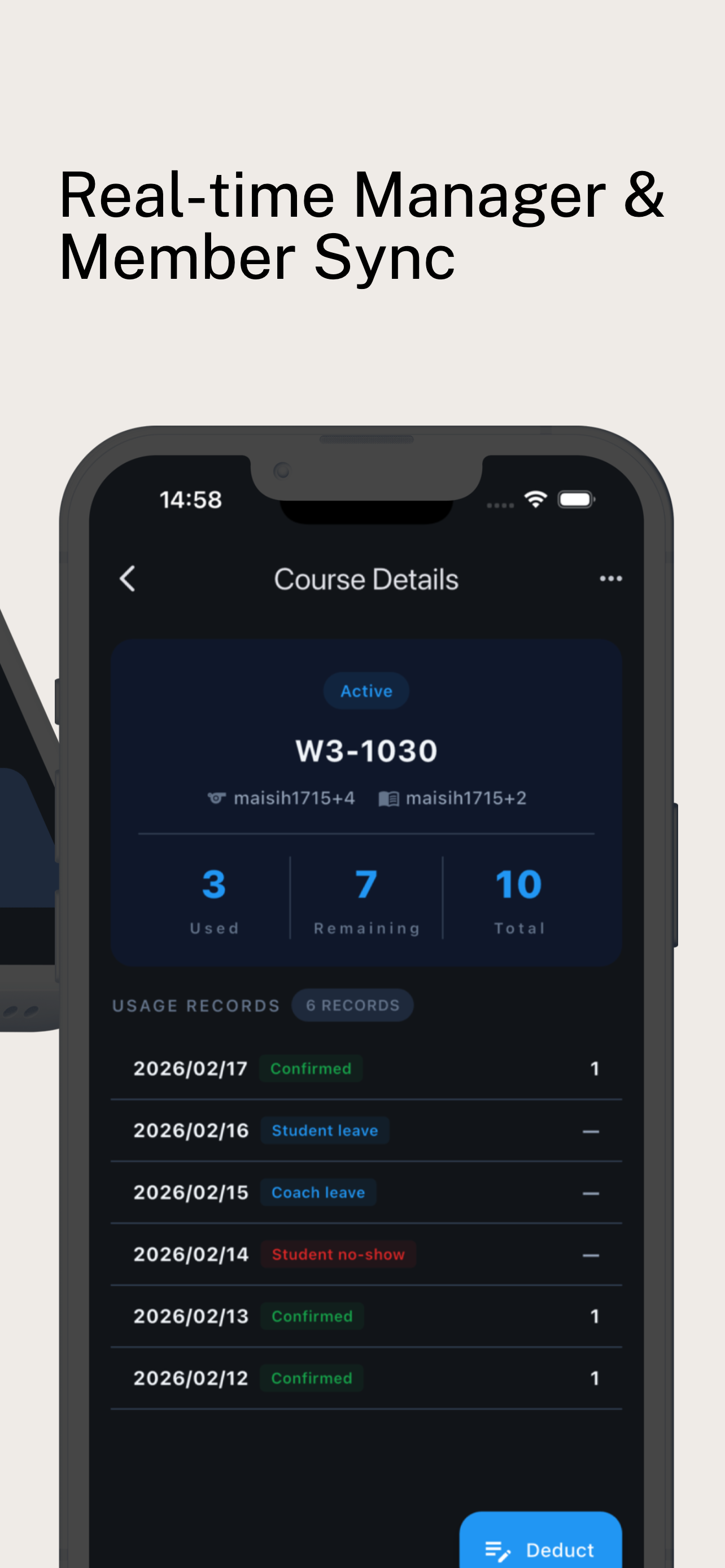 Course Kit screen 3