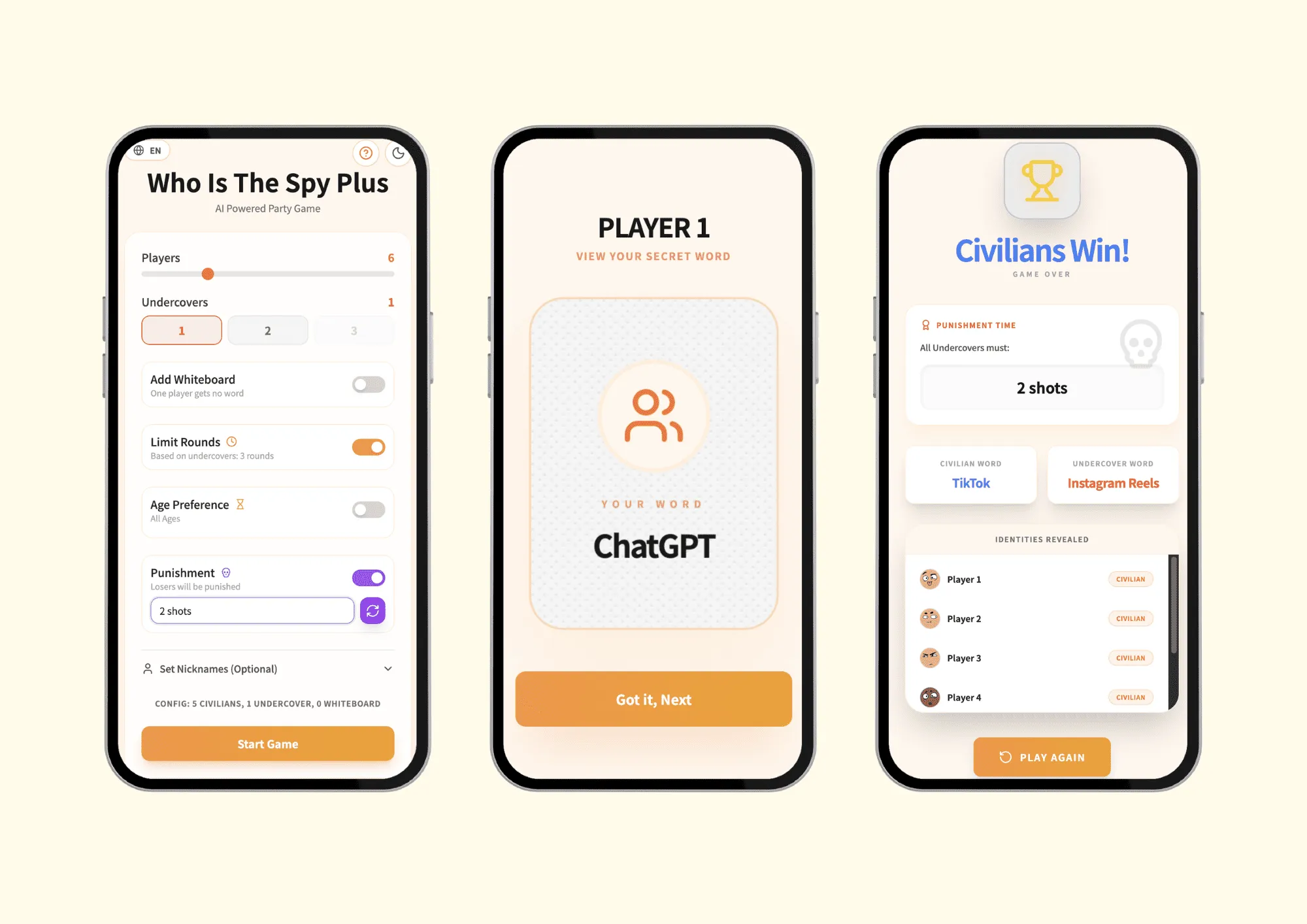 誰是臥底 showcase